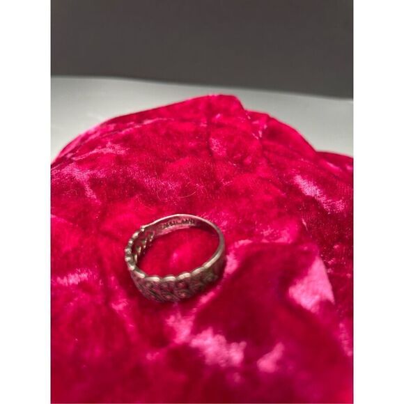 Handcrafted Marcasite and Sterling Silver Cocktail Ring, Olive Garland - Picture 2 of 6